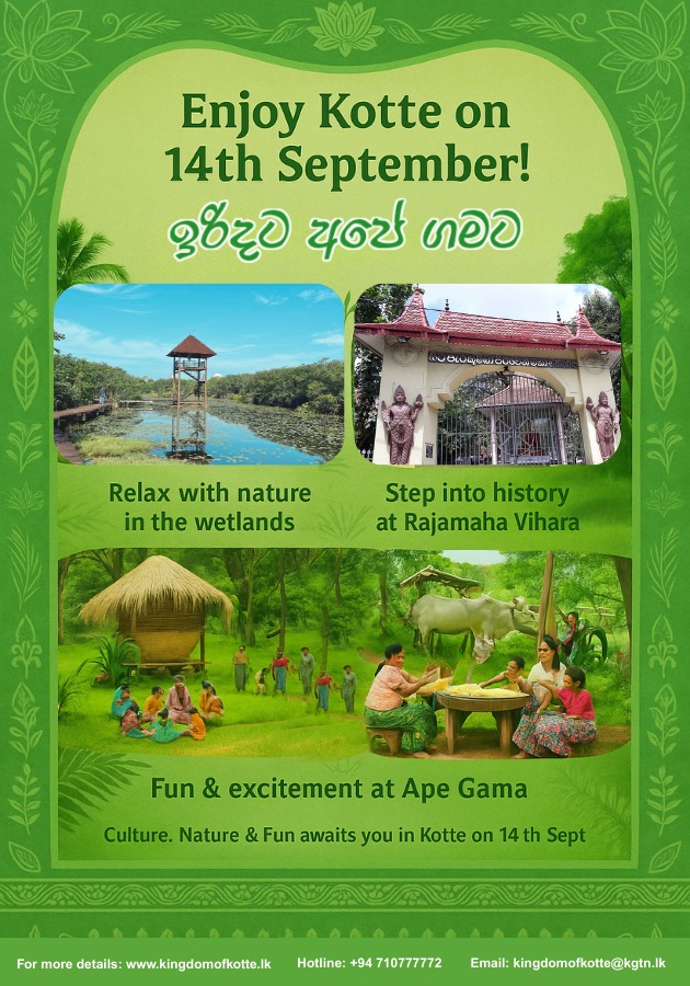 Enjoy Kotte Event Flyer